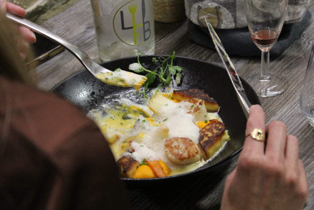 Diner entre copines aux herbiers